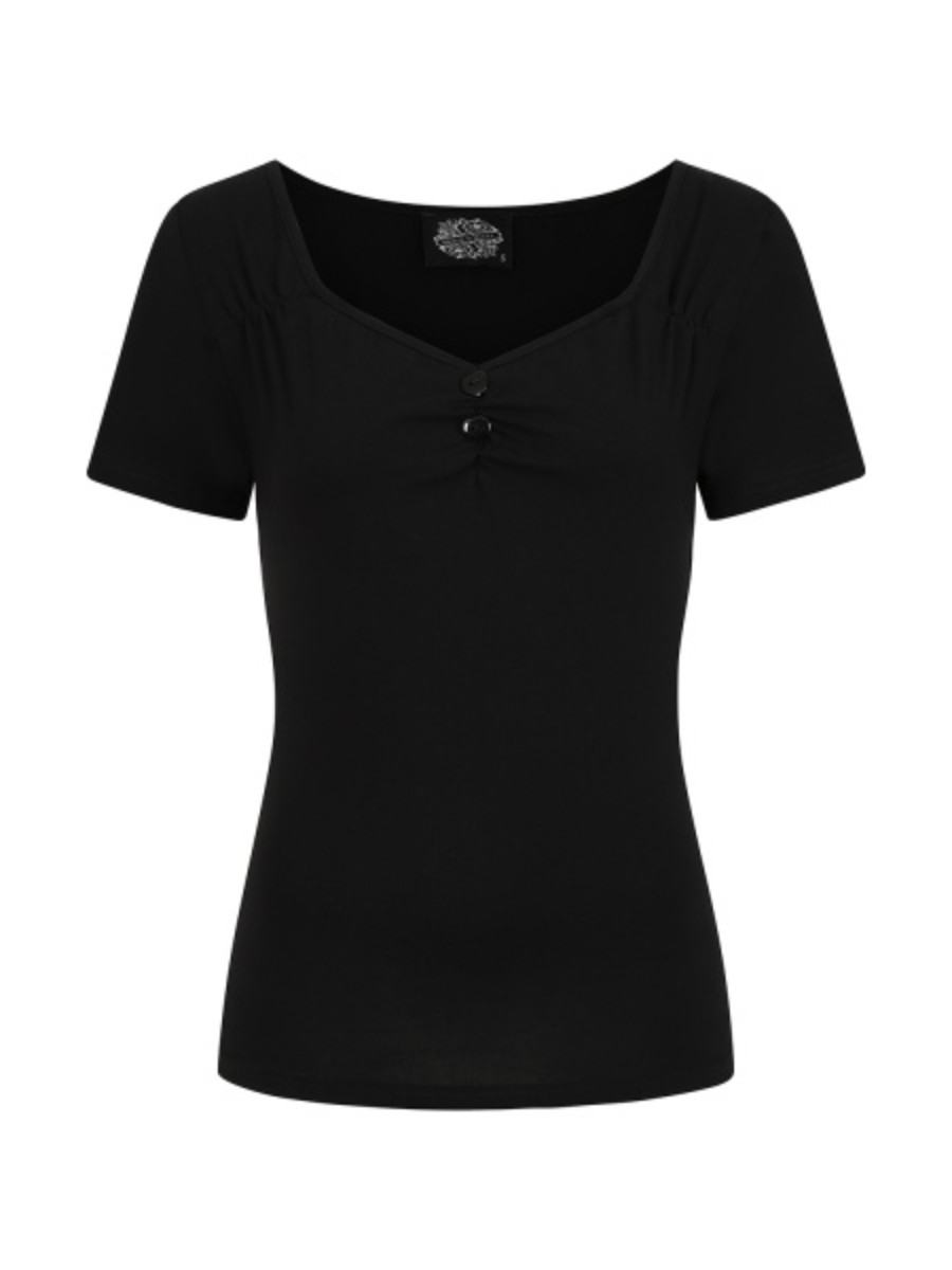 Hearts & Roses Oberteil Darcie Top Black