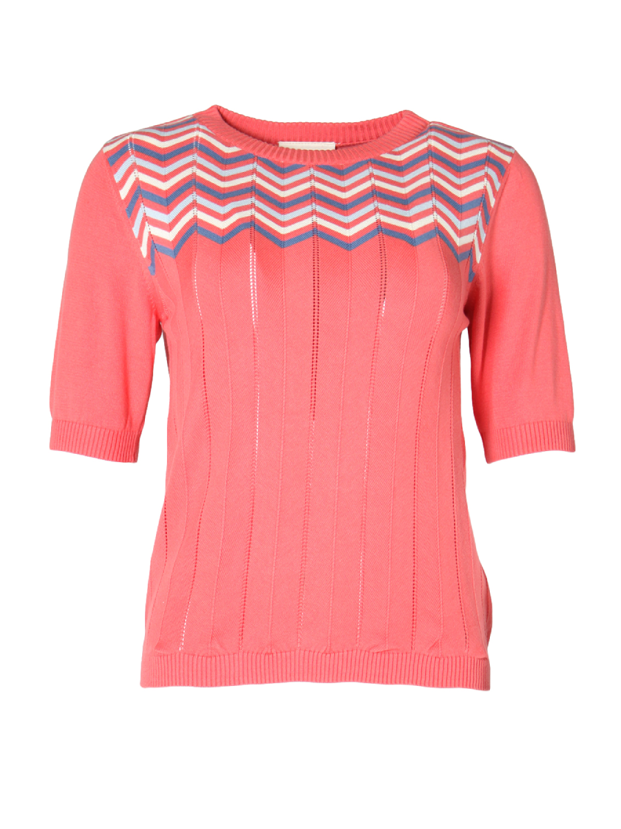 Circus Jumper Sharon Red Zig Zag