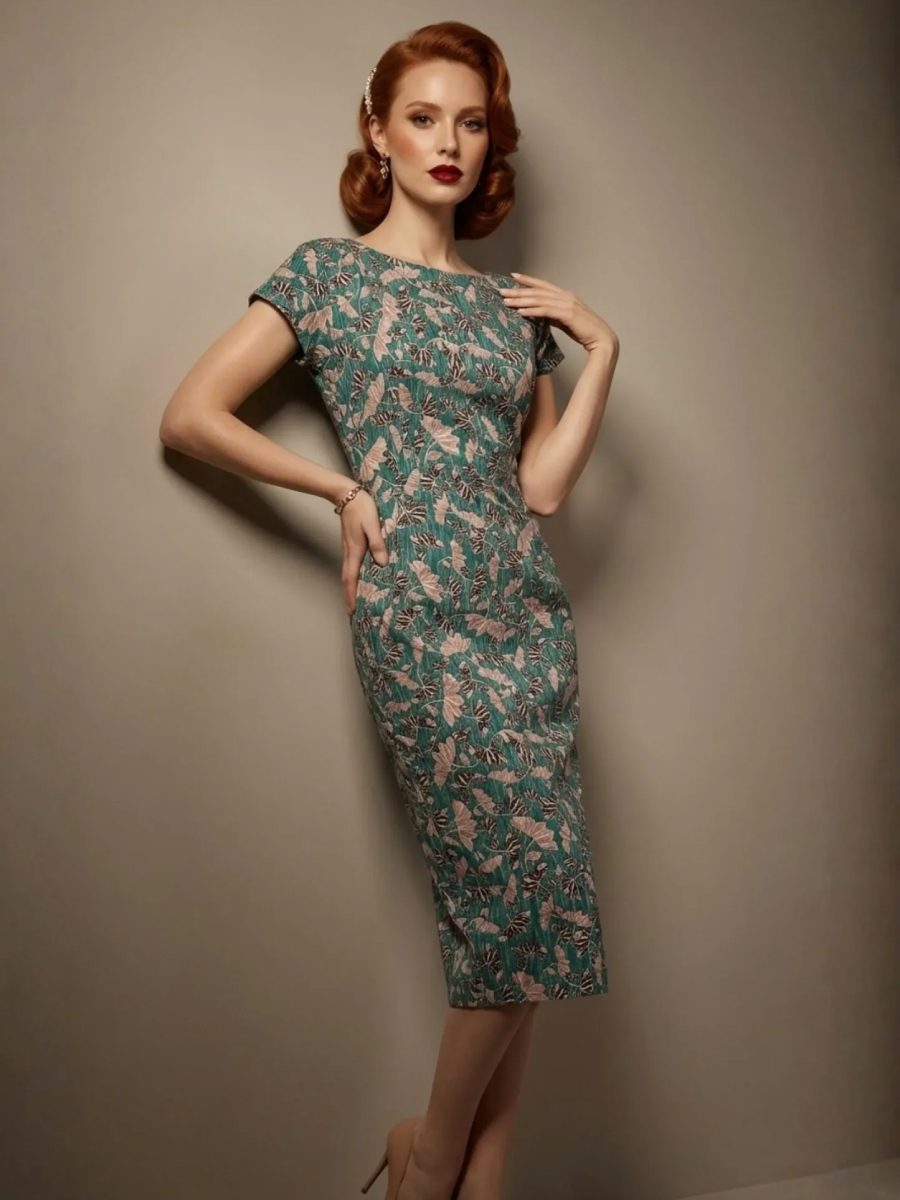 Diva Catwalk Magritte Floral Cotton Dress