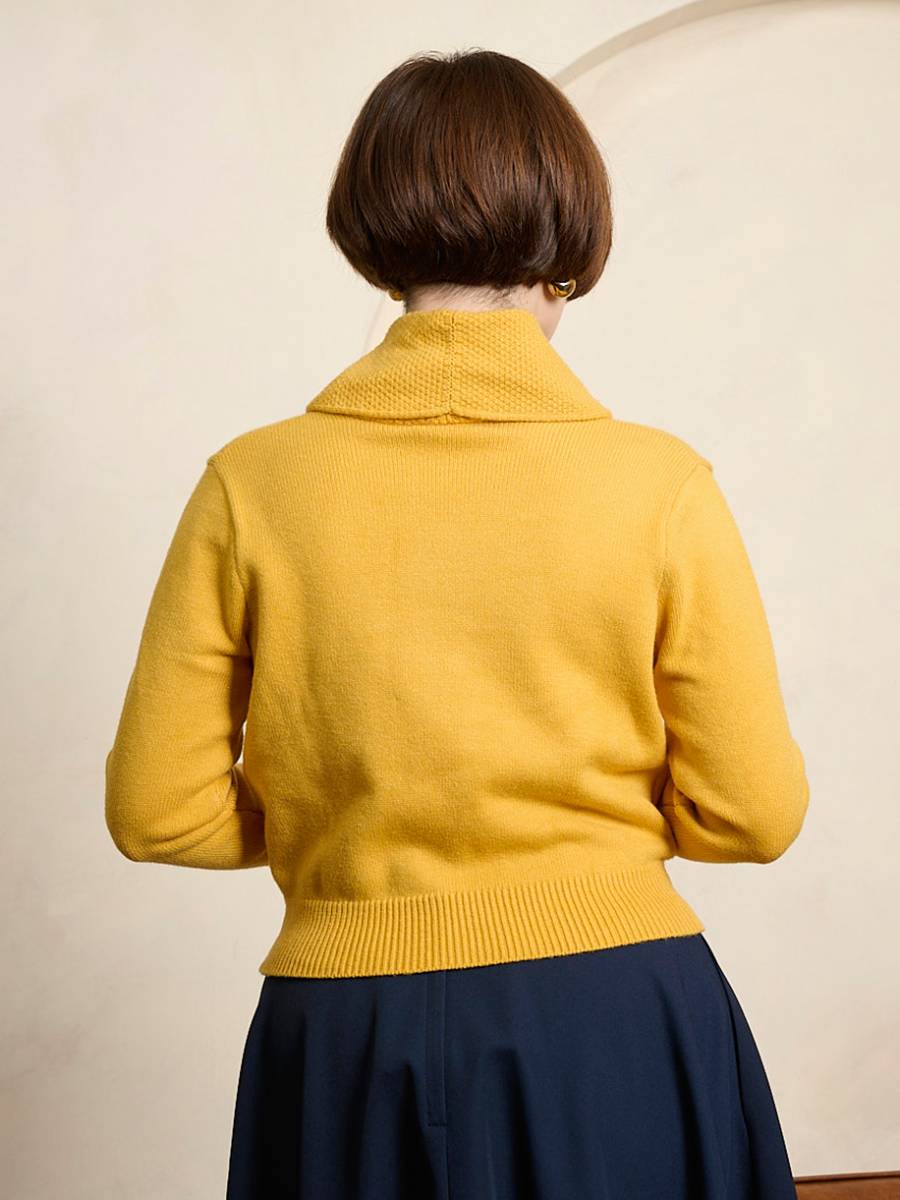 Banned Violet Cardigan Bottle Green