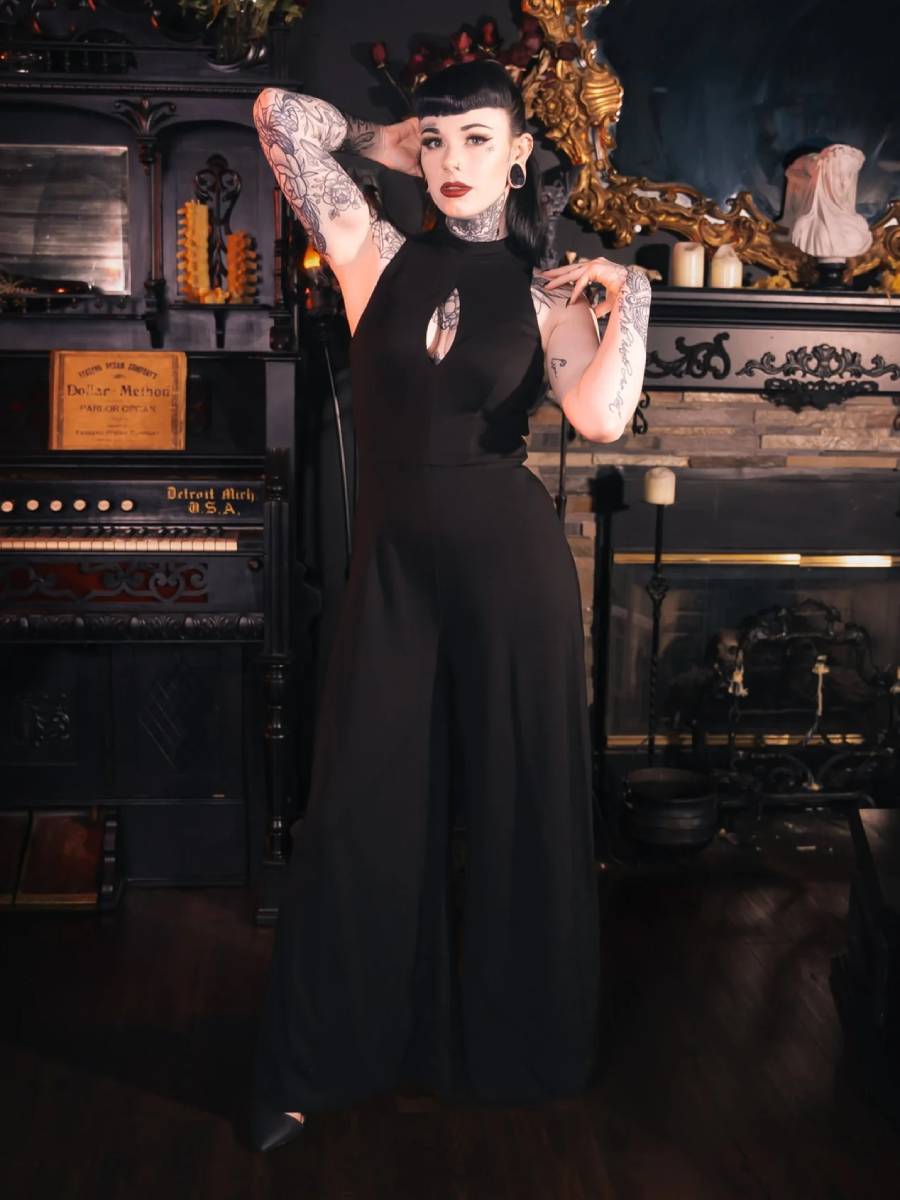 Rebel Love Spellbound Keyhole Jumpsuit schwarz