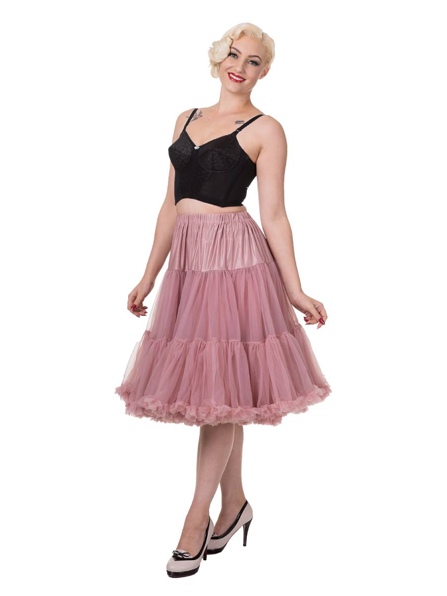 Banned Lifeforms Petticoat 66 cm Dusky Pink altrosa 26 inch