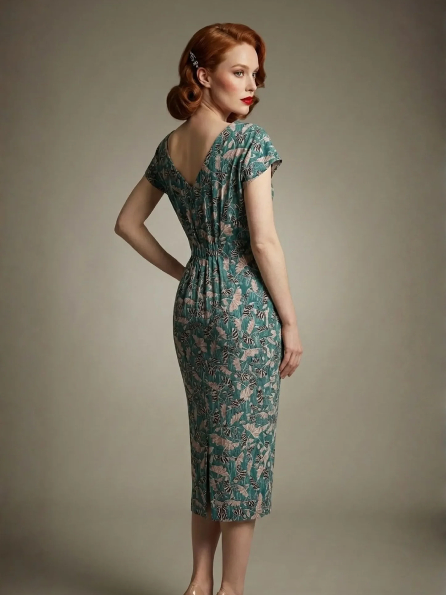 Diva Catwalk Magritte Floral Cotton Dress