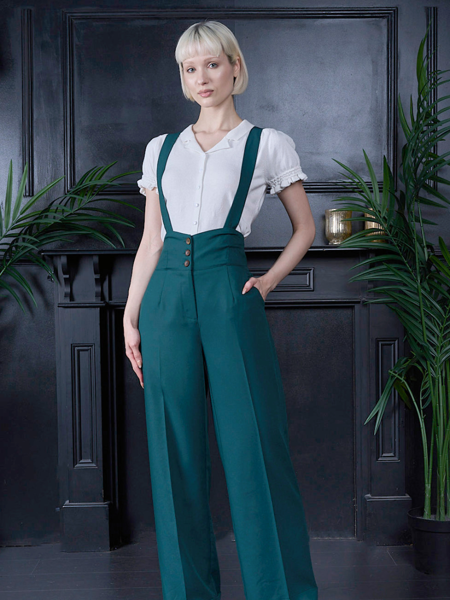 Banned Her Favourites Trouser Emerald Green