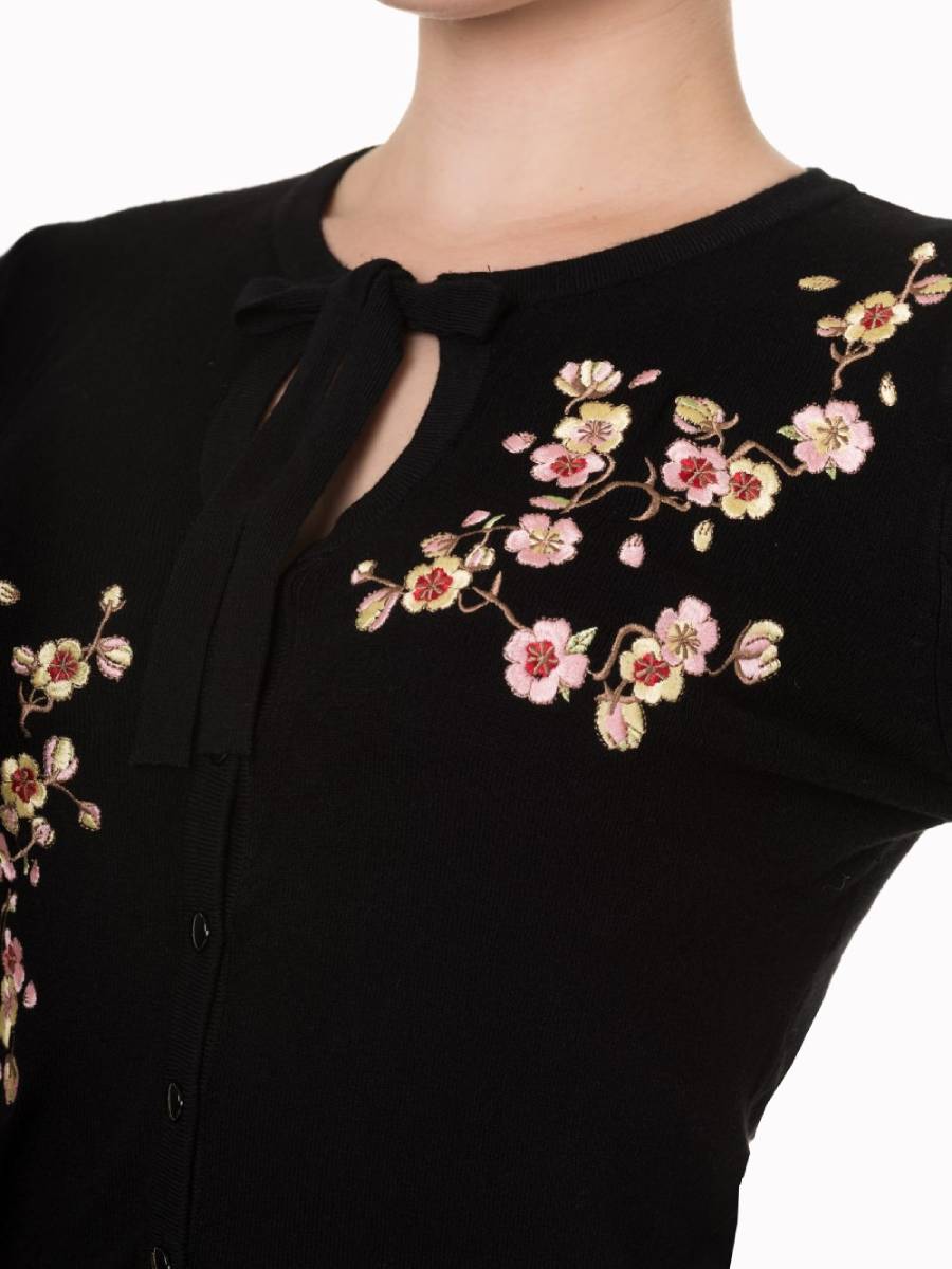 Banned Last Dance Cardigan Black