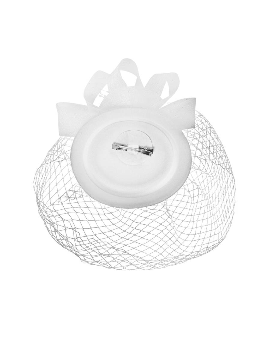 Banned Fascinator Royal Bloom weiß Braut-Fascinator