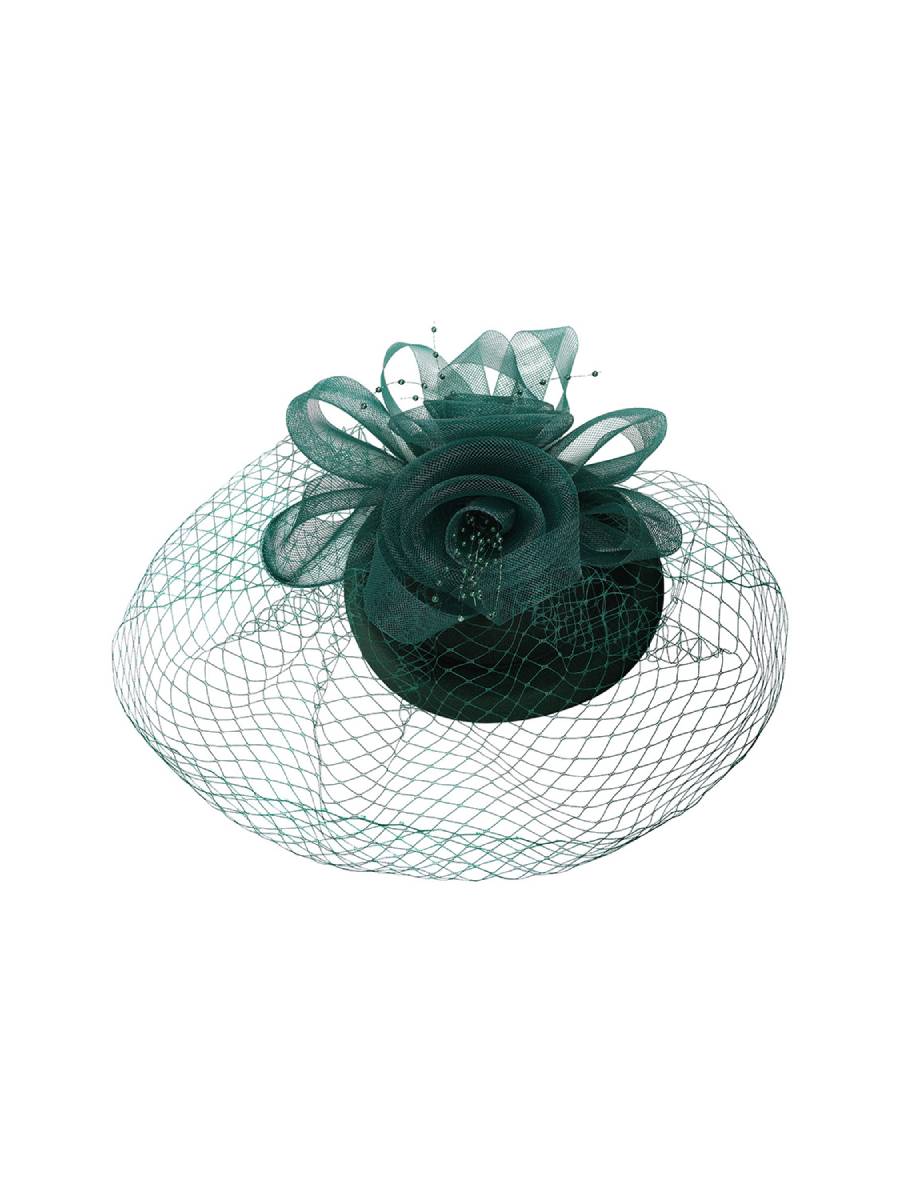 Banned Fascinator Royal Bloom dunkelgrün