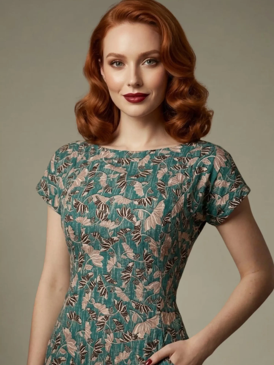 Diva Catwalk Magritte Floral Cotton Dress