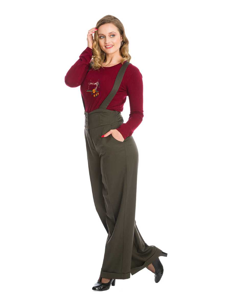 Banned Her Favourites Trouser Green