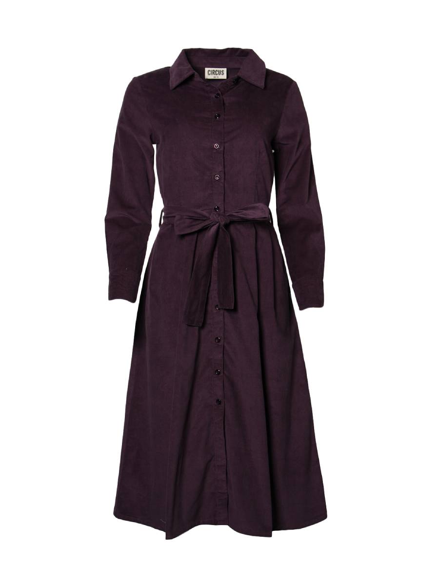 Circus Kleid Corduroy Dress Grape