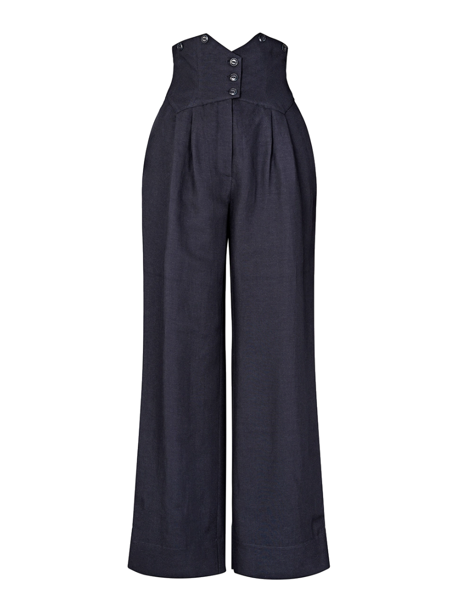 Emmy Miss Fancy Pants Slacks Navy