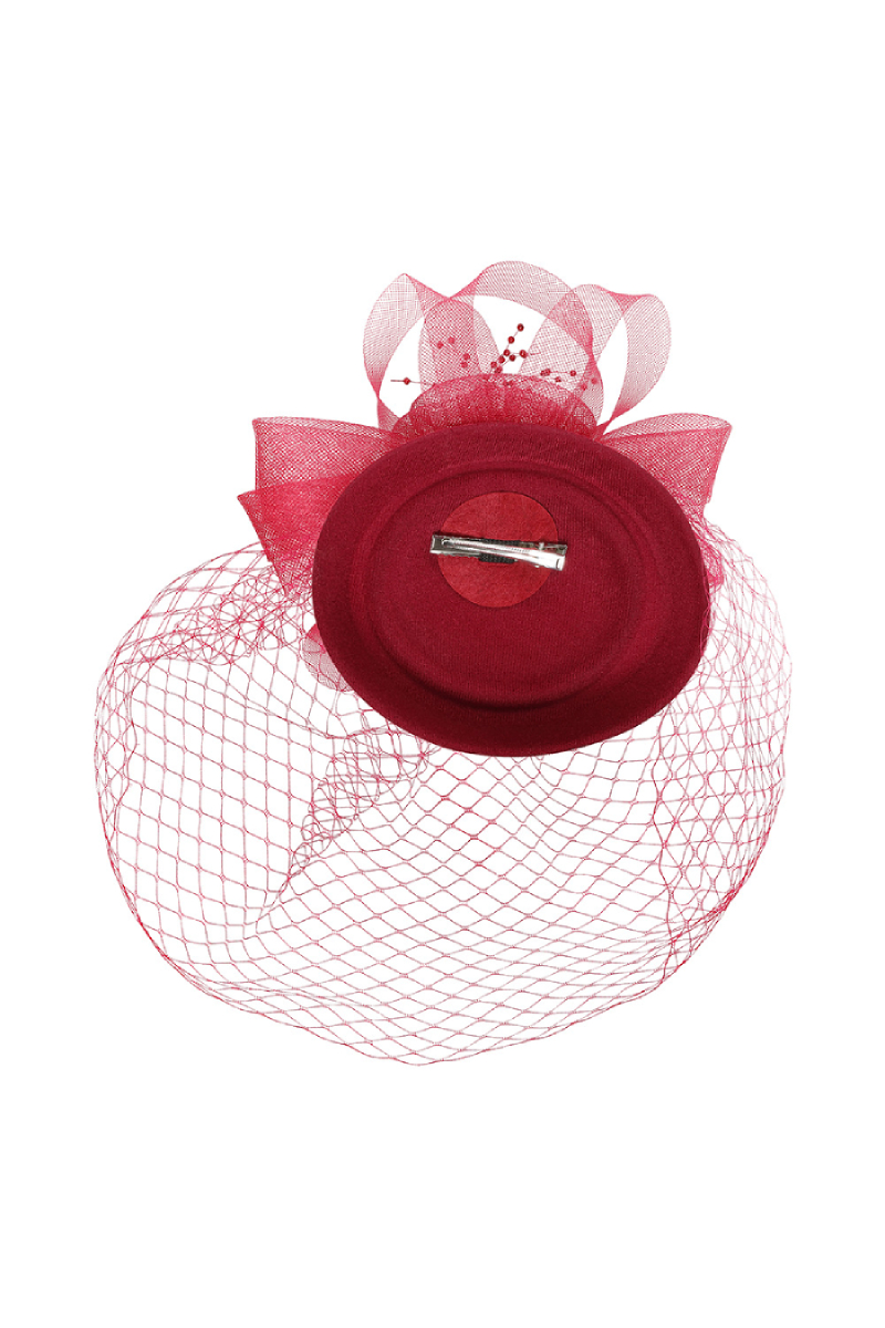 Banned Royal Bloom Fascinator Red