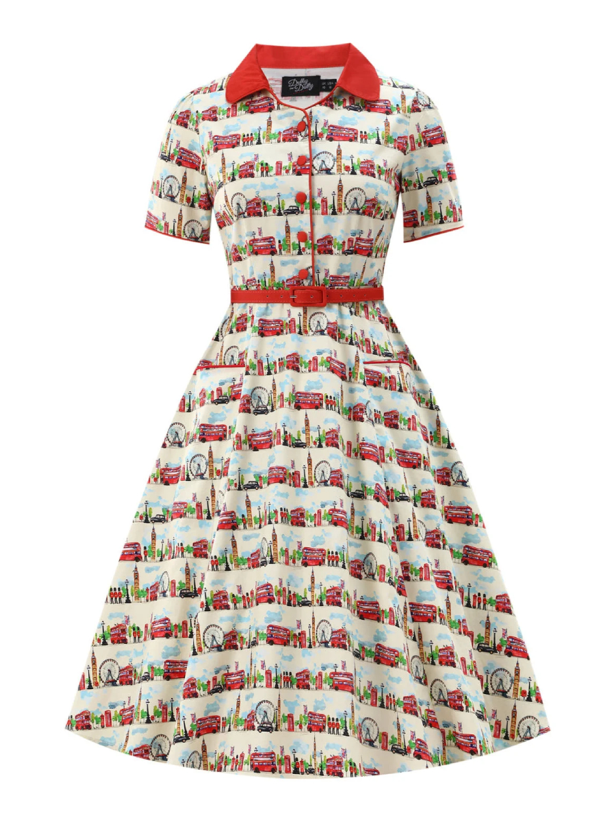 Dolly & Dotty Penelope London Midi Dress