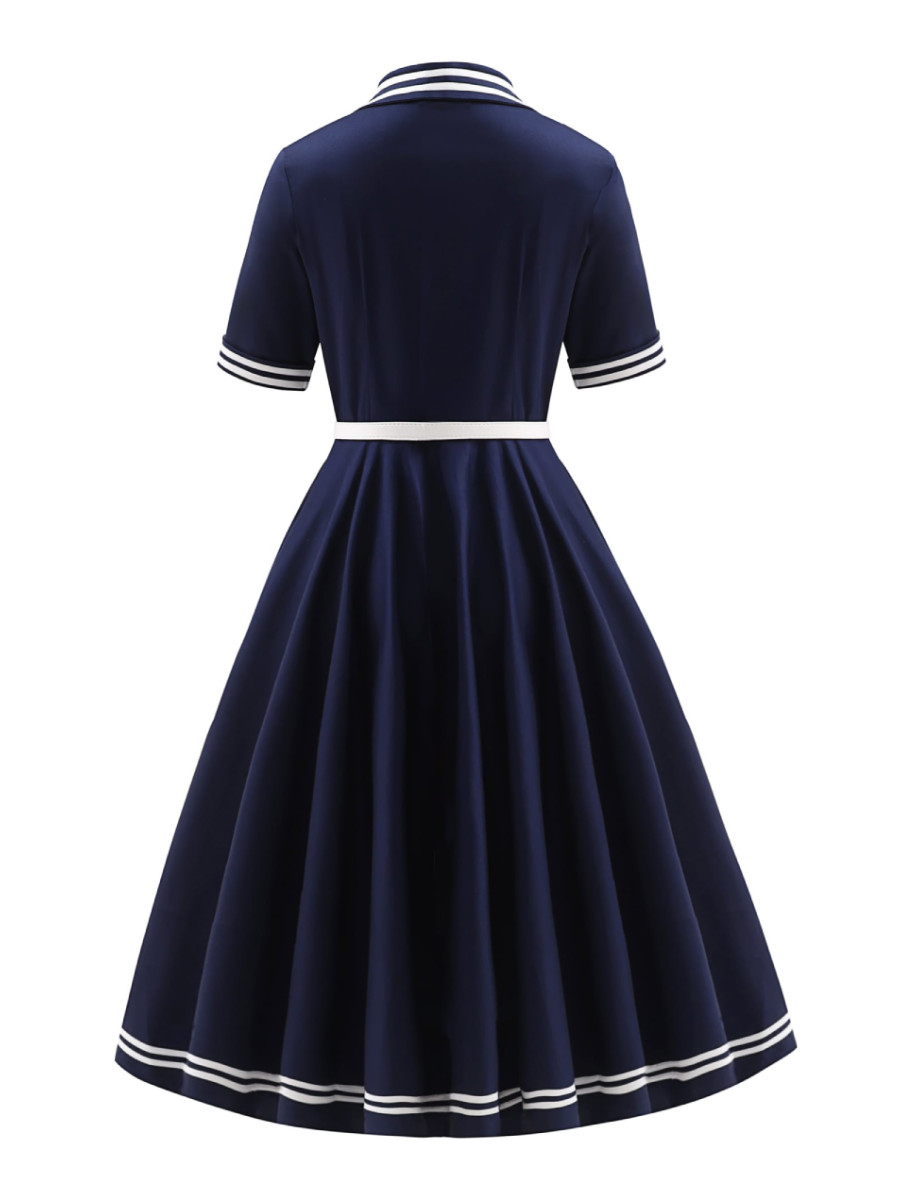 Dolly & Dotty Kleid Mollie Nautical Shirt Dress dunkelblau