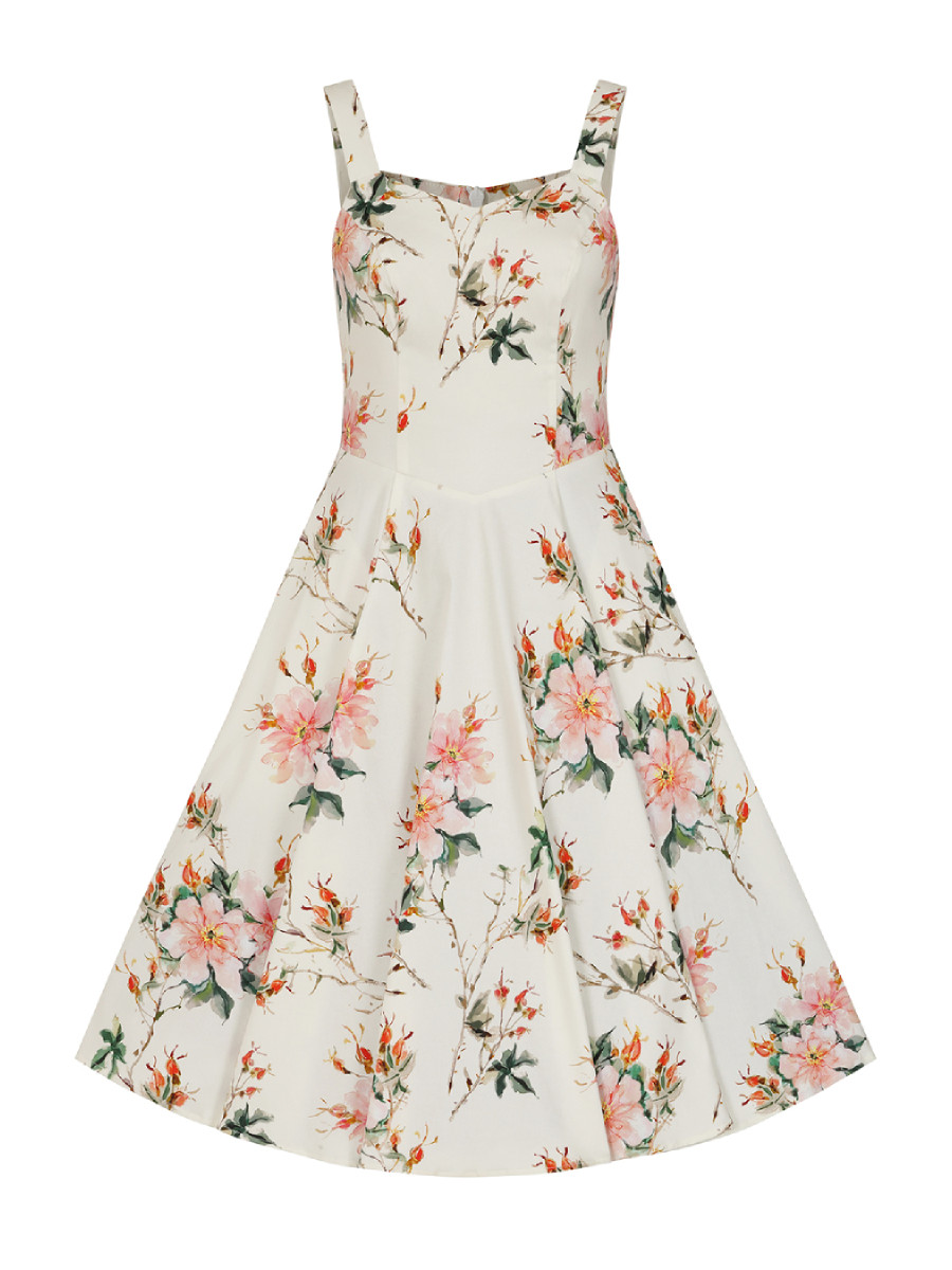Hearts and Roses Spring Petal Swing Dress