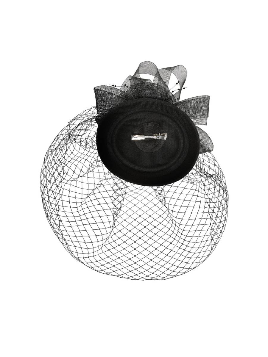 Banned Fascinator Royal Bloom schwarz