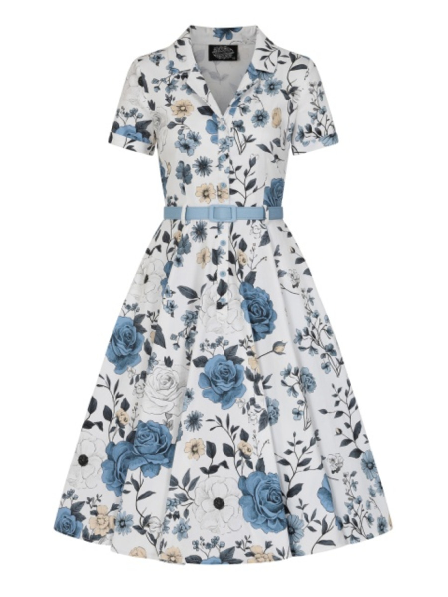 Hearts and Roses Maribel Garden Swing Dress