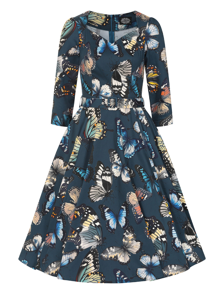 Hearts and Roses Kleid Bambi Butterfly Swing Dress