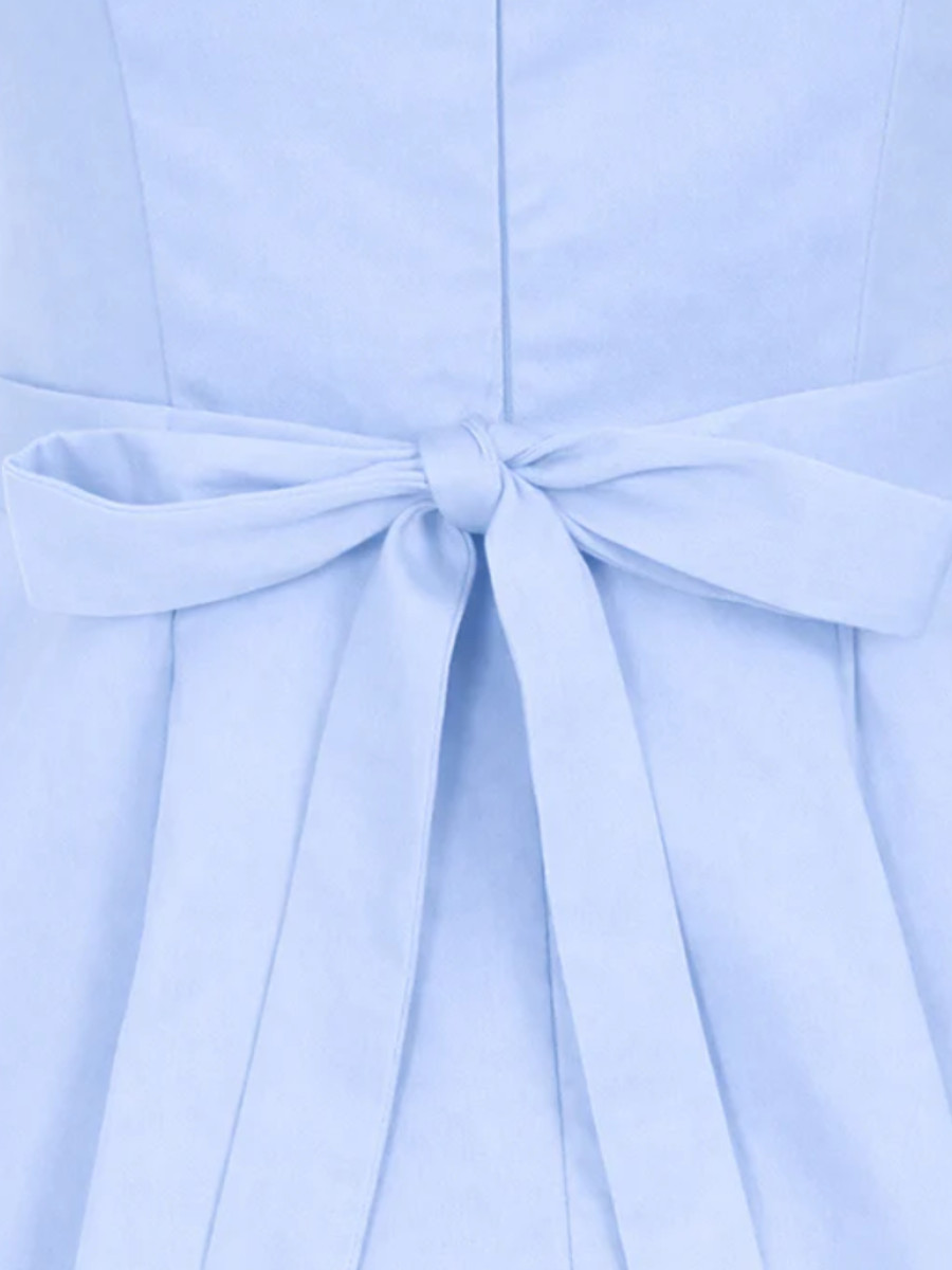 Lady V London Kleid Hepburn Dress Celestine hellblau