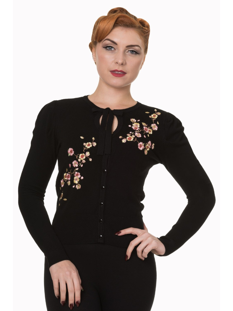 Banned Last Dance Cardigan Black