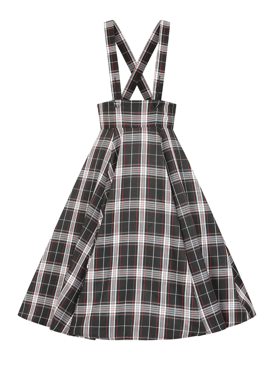 Hearts and Roses Trägerrock Elfie Tartan Swing Skirt