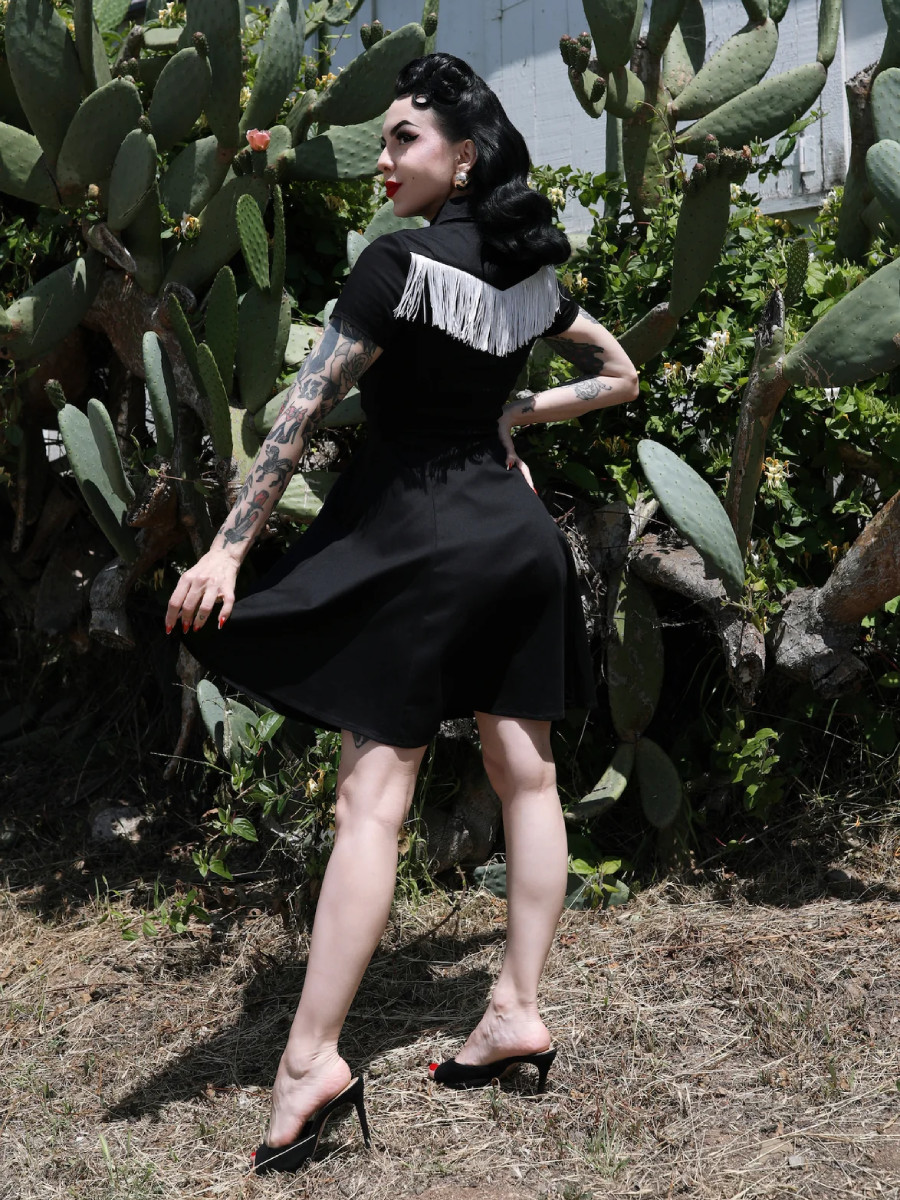 Rebel Love Kleid Outlaw Dress Black Widow